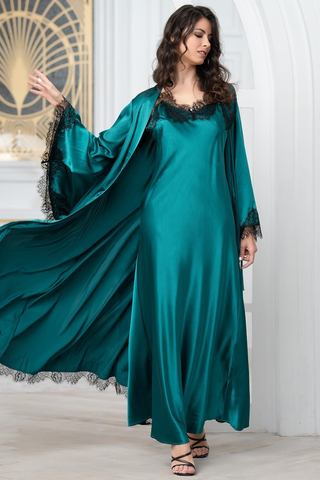 Сорочка Windsor 3888 изумруд Mia-Amore