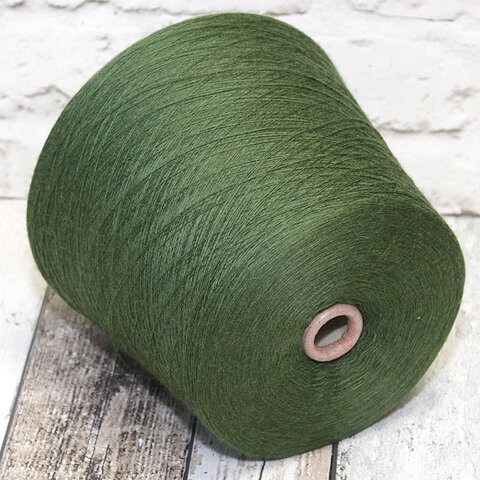 Меринос ZEGNA BARUFFA / CASHWOOL 2/48 зеленый меланж