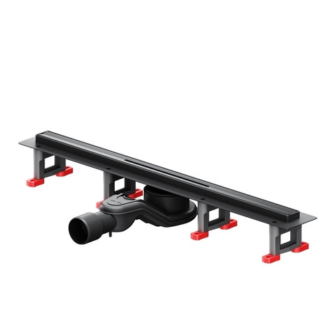 Am.Pm W01SC-S11-060-05BM MasterFlow Трап для душа линейный универс затвор Slim line 60см цвет черн мат