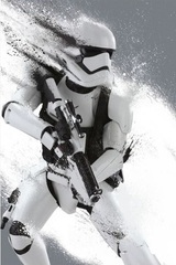 Постер Арт Звёздные войны Пробуждение Силы Штурмовик