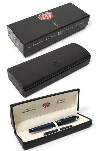 Ручка перьевая Aurora Ipsilon De Luxe, Black GT (AU-B12/NF)