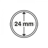 Круглые капсулы диаметром для монеты 24 mm, упаковка 10 шт.