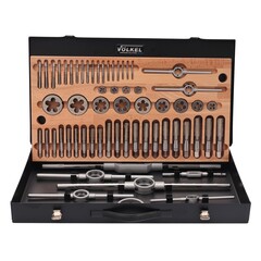 Набор метчиков и плашек M3 -M24 HSS-G 61пр Volkel 48006