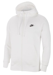 Куртка теннисная Nike Swoosh M Club Hoodie FZ BB - white/white/black