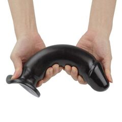 Черный анальный фаллоимитатор 9.25 King Sized Anal Dildo - 22,5 см. - 