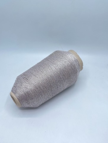 Torcitura di domaso (пр.Италия),art.Zenzero, 800 м / 100 гр. 70% вискоза , 30% полиэстер(металлик), цвет-Серый(14) , арт.34511