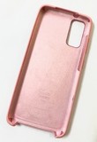 Силиконовый чехол Silicone Cover для Samsung Galaxy S20 (Розовый)