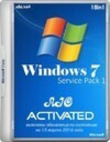 Windows 7 SP1 IE11 x86/x64 18in1 Activated v.4 by m0nkrus [2016, RUS, ENG]