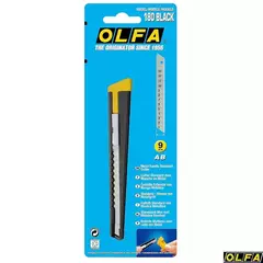 OLFA с сегментированным лезвием 9 мм, нож (OL-180-BLACK)