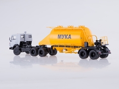 KAMAZ-54112 with semitrailer flour carrier ASP-25 1:43 Start Scale Models (SSM)