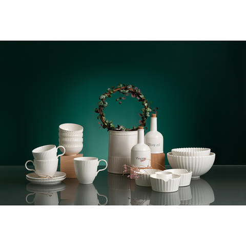 Набор из двух чайных пар 275мл Tkano Kitchen Spirit белый