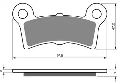 Тормозные колодки дисковые 354 S3