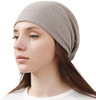 Картинка шапка-бини Skully Wear YZM-319 grey - 1