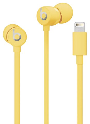 Наушники urBeats3 Earphones with Lightning Connector Yellow (MUHU2ZM/A)