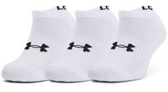 Теннисные носки Under Armour Unisex UA Core No Show 3Pack Socks - white/black