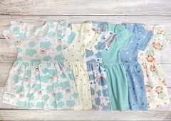 Платье цветное д/девочки (интерлок)