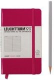 Блокноты Leuchtturm1917 малиновый(crimson) пустые страницы (А7)