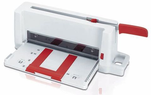 Резак для бумаги Ideal 3005 - ультра компактная портативная гильотина для работы в небольших офисах.