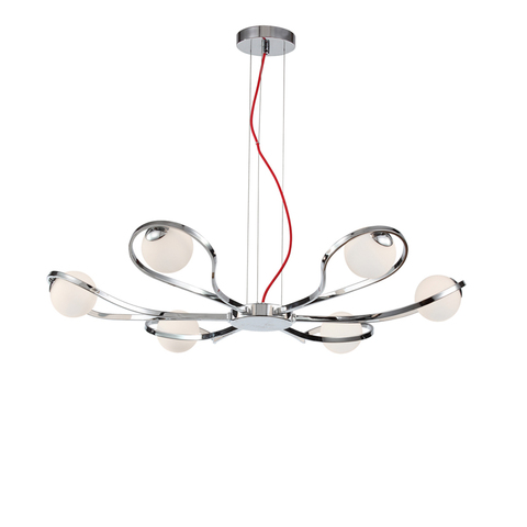 Люстра 3020/6S Chrome/White