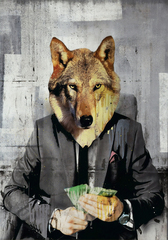 Постер "Современный волк"