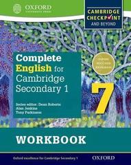 English for Cambridge, Secondary 1, Student Workbook 7 Oxford University Press