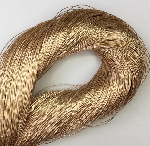 Металлизированные нити для вышивки Rose Gold, 0,25 мм