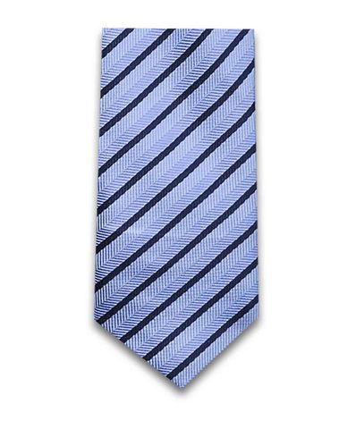 Галстук на кулиске TSAREVICH, цвет голубой металлик