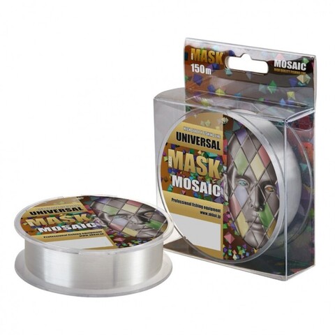 Купить рыболовную леску Akkoi Mask Universal 0,471мм 150м прозрачная MUN150/0.471