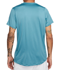 Теннисное поло Nike Court Dri-Fit Advantage Polo - mineral teal/white