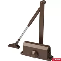 ЗУБР до 40 кг, цвет коричневый, дверной доводчик, Профессионал (37912-50)