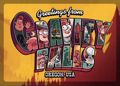 Постер Гравити Фолз