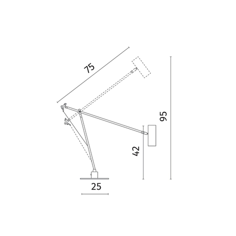 Настольная лампа Divinare GAUDI 3233/49 TL-1