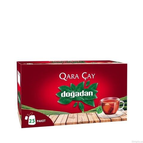 Çay \ Чай \ Black Tea Doğadan Qara çay (paket) 25 ədəd