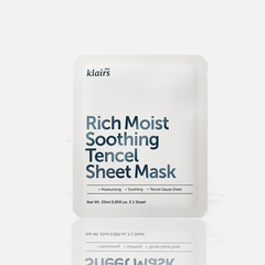 Dear, Klairs Тканевая маска для лица успокаивающая Rich Moist Soothing Tencel Sheet Mask