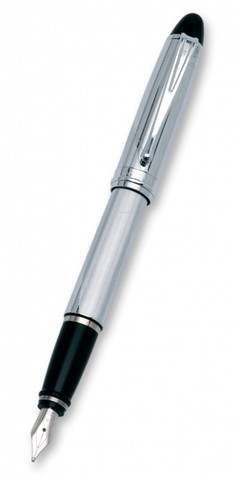 Ручка перьевая Aurora Ipsilon Design, Matte Chrome CT, F (AU-B16-D)