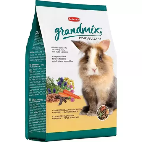 Корм для кроликов комплексный PADOVAN GRANDMIX Coniglietti (3 кг)