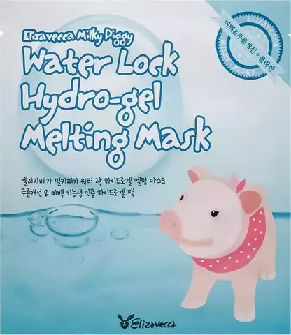 Elizavecca Milky Piggy Water Lock Hydro-gel Melting Mask Маска для лица гидрогелевая суперувлажняющая