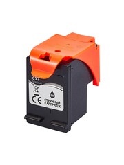 Струйный картридж Sakura F6V25AE (№652 Black) для HP DeskJet Ink Advantage 1115, 2135, 3635, 3755, 3785, 3835, 3836, 4535, 4675, 5075, 5275 AIO, водорастворимый тип чернил, черный, 18 мл., 480 к.