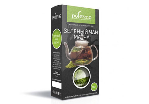 Зеленый чай Матча Polezzno, 100г