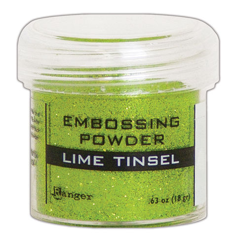 Пудра для эмбоссинга Ranger Ink- LIME TINSEL