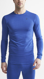 Утеплённая беговая рубашка Craft Fuseknit Comfort Blue мужская