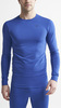 Утеплённая беговая рубашка Craft Fuseknit Comfort Blue мужская