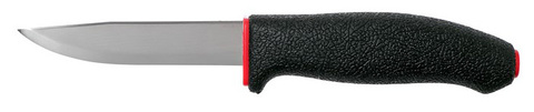 Нож Morakniv Allround 711 стальной, лезвие: 102 mm, прямая заточка черный/красный (11481)