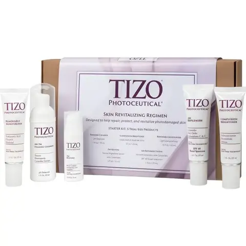 TIZO Мини-набор для защиты и восстановления фотоповреждённой кожи | Skin Revitalizing Regimen Kit Trial Size