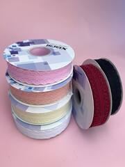 Лента кружево (3см*45м) Бледно-розовый, 1 шт.