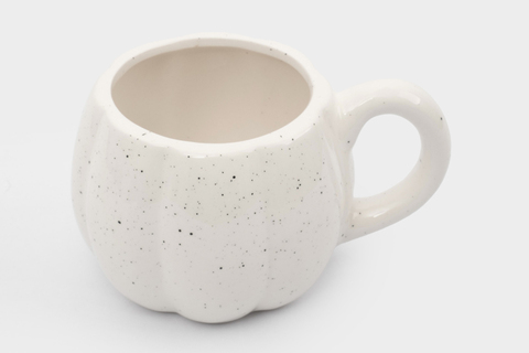 Кружка 520мл Anna Lafarg Light pumpkin Тыква белая в крапинку