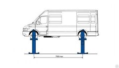Четырехстоечный подъемник ДАРЗ П14-14