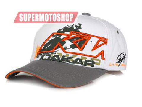 Бейсболка KTM белый/серый/оранжевый
