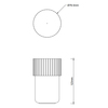 Decor Walther 0671345 Decor Walther OF.LINE DMD S Универсальная коробка, цвет: Champagner / Dune