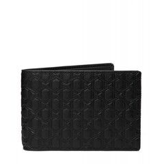 Портмоне Slim Single/Black Textured Monogram